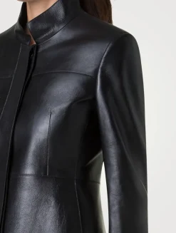 Tino Lacquered Nappa Leather Jacket