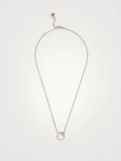 Together 18K Rose Gold Pendant Necklace With Diamonds