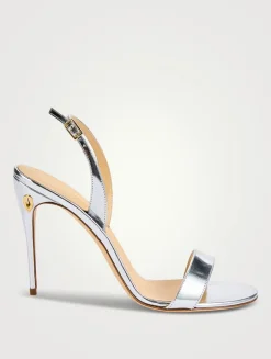 Tommaso Metallic Leather Sandals
