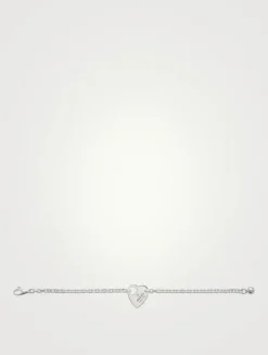 Trademark Chain Bracelet With Charm