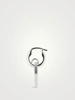 Trademark Hoop Earrings With Pendant