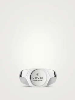 Trademark Silver Signet Ring