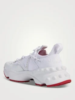 Trailrun Mesh And Leather Sneakers