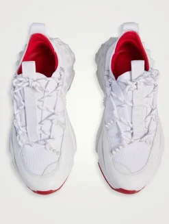 Trailrun Mesh And Leather Sneakers