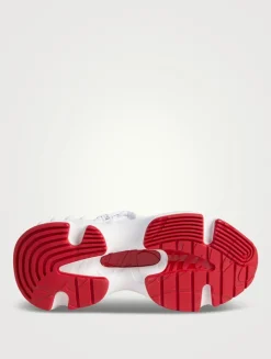 Trailrun Mesh And Leather Sneakers