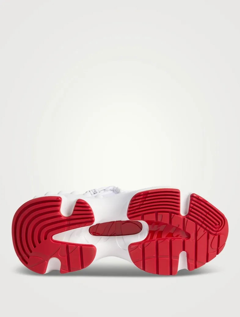 Trailrun Mesh And Leather Sneakers