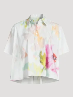 Trapeze Shirt In Floral Print