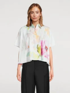 Trapeze Shirt In Floral Print