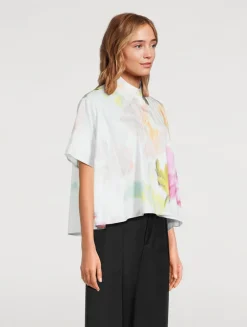 Trapeze Shirt In Floral Print