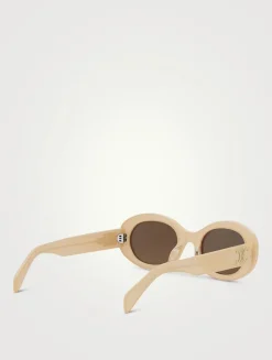 Triomphe Oval Sunglasses