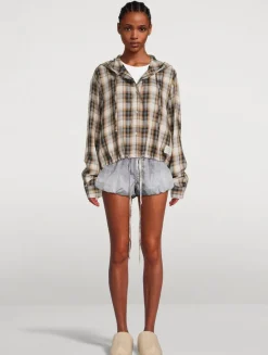 Trompe L'œil Bubble-Hem Shorts