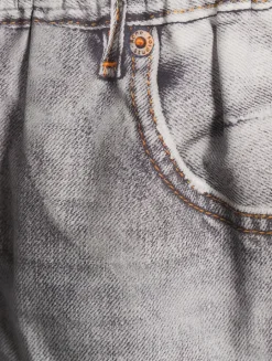 Trompe L'œil Bubble-Hem Shorts