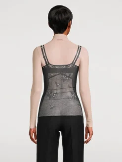 Trompe L'œil Lingerie Top