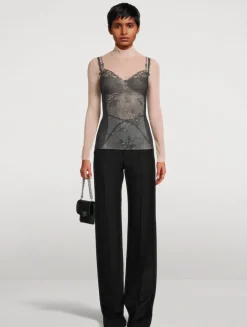 Trompe L'œil Lingerie Top