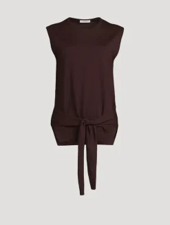 Trompe L'œil Sleeveless Sweater