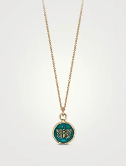 True Colors Butterfly 14K Gold Talisman Necklace