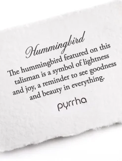 True Colors Hummingbird 14K Gold Talisman Necklace