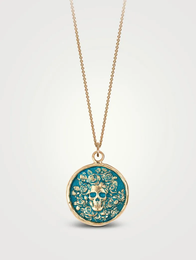 True Colors Live Every Moment 14K Gold Talisman Necklace