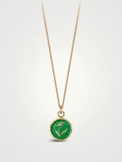 True Colors Rose 14K Gold Talisman Necklace