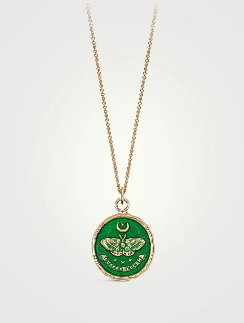 True Colors Seek The Light 14K Gold Talisman Necklace