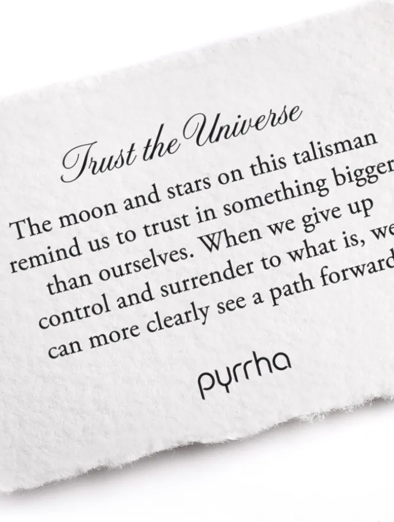 True Colors Trust The Universe 14K Gold Talisman Necklace