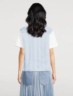 T-Shirt With Pleated Back