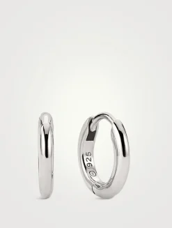 Tube Huggie Hoop Earrings