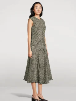 Tweed Midi Dress