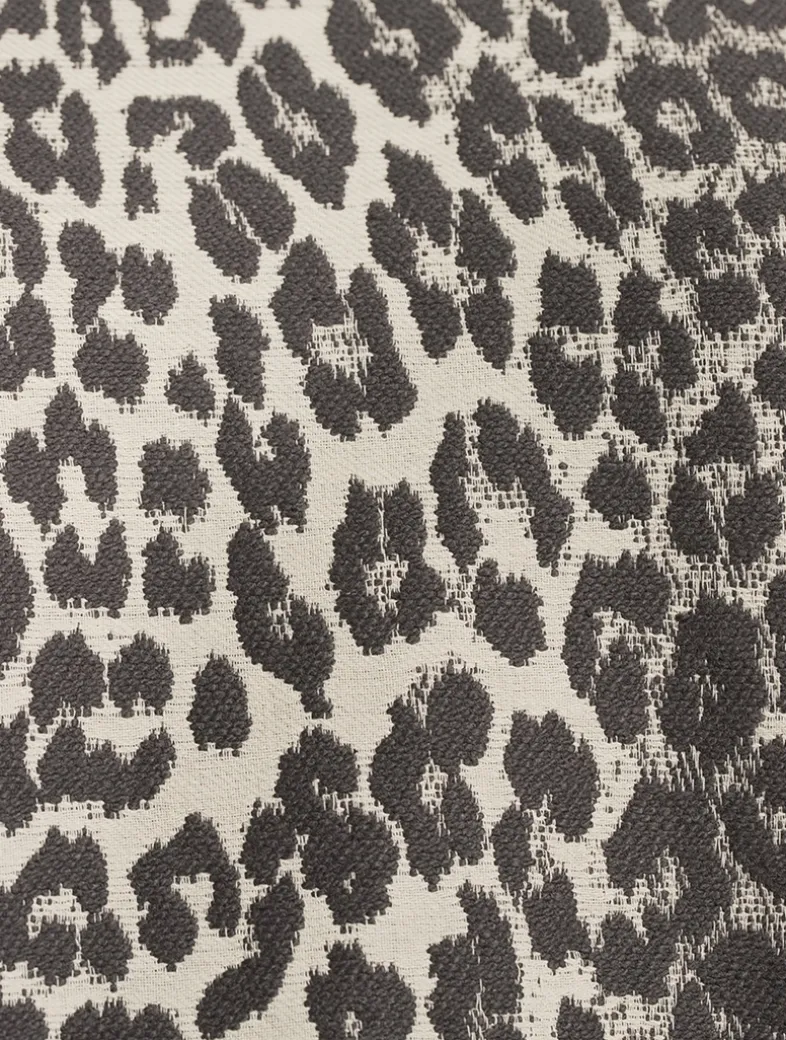 Tweed Mini Dress In Leopard Print