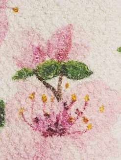 Tweed Shift Dress In Cherry Blossom Print