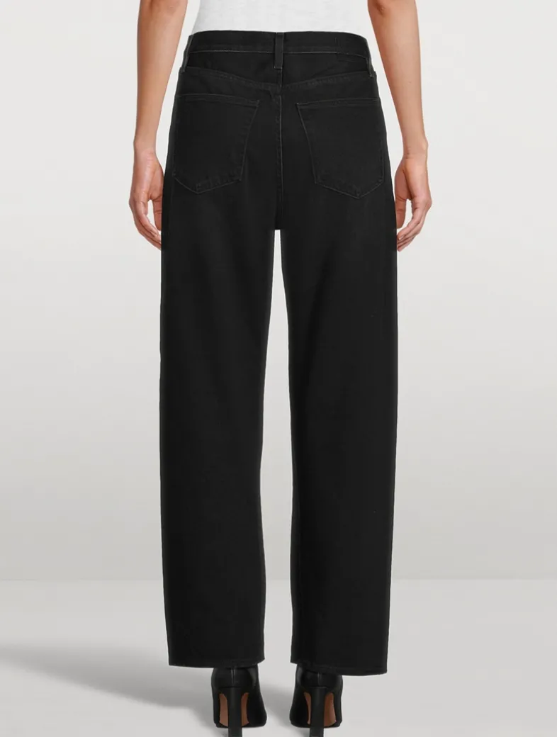 Twisted Seam Straight Jeans