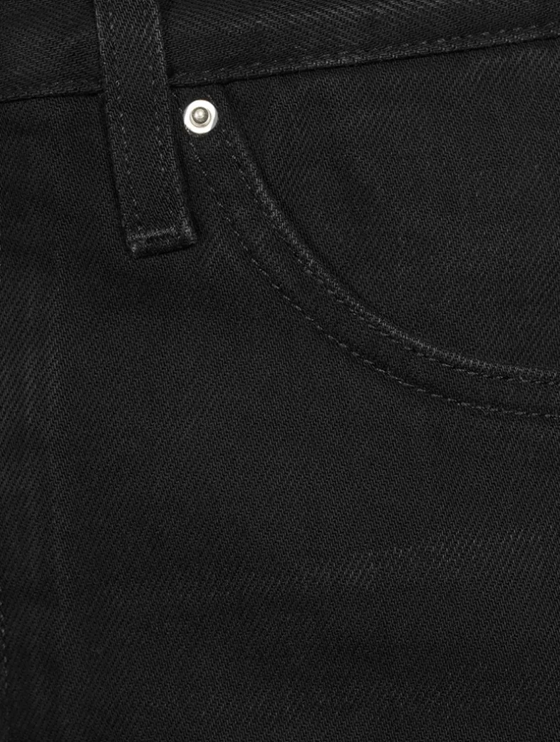 Twisted Seam Straight Jeans