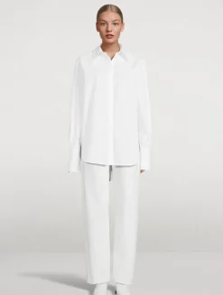 Twisted-Seam Straight Jeans