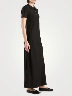 Valenit Cotton And Silk Long Dress