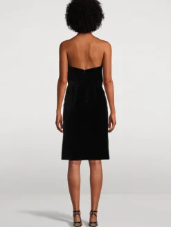 Velvet Bustier Dress