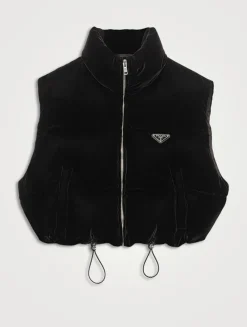 Velvet Down Vest
