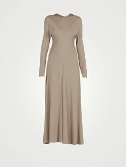 Venusia Jersey Long Dress