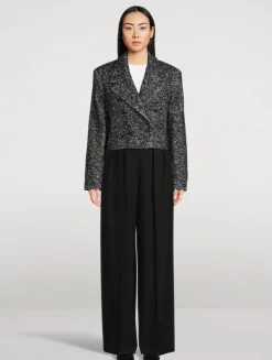 Vienna Cropped Tweed Blazer