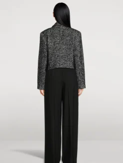 Vienna Cropped Tweed Blazer