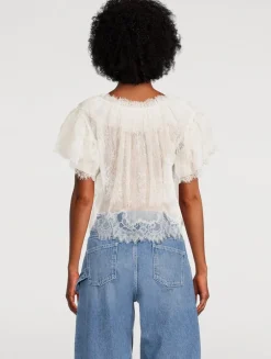 Vienne Ruffled Lace Blouse
