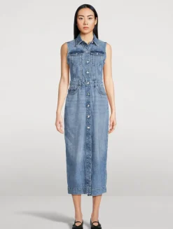 Vika Denim Shirt Dress