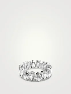 Vittore Pear Cut Eternity Band Ring
