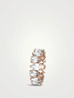 Vittore Rose Gold Plated Eternity Band Ring