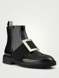 Viv' Rangers Patent Leather Chelsea Boots