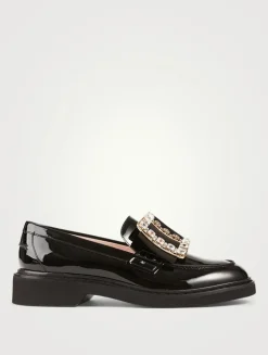 Viv' Rangers Strass Patent Leather Loafers