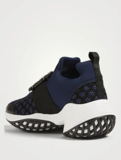 Viv' Run Sneakers With Strass Buckle
