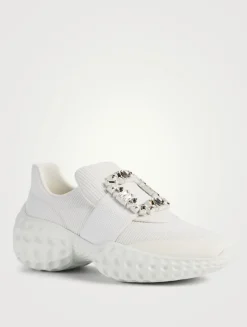 Viv' Run Strass Buckle Neoprene Sneakers