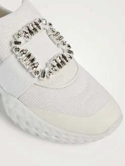 Viv' Run Strass Buckle Neoprene Sneakers