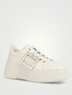Viv' Skate Leather Platform Sneakers