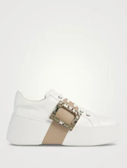 Viv' Skate Leather Platform Sneakers